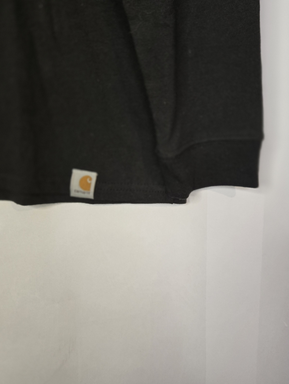Carhartt Womens Size L Heavy Weight L/Sl Black Graphic "Support the Trades" Tee - Picture 10 of 10